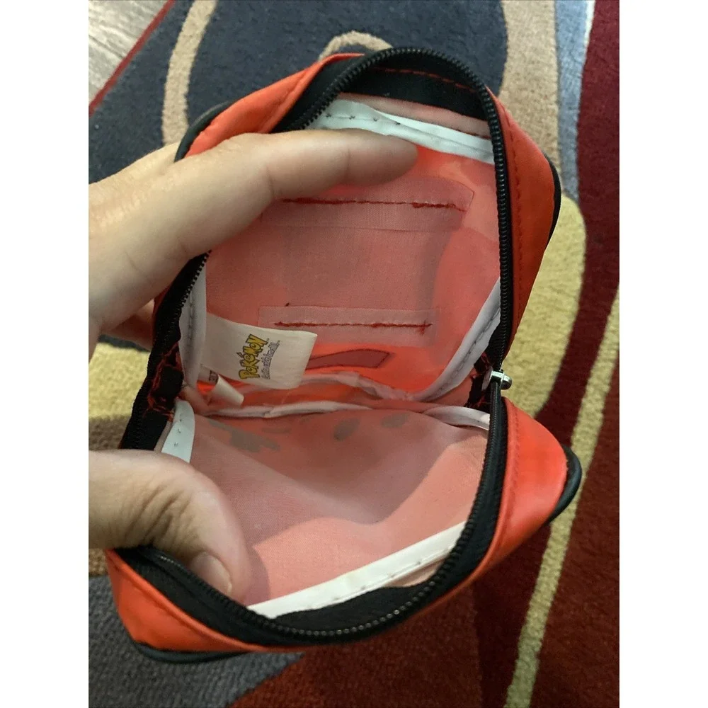 Gameboy Carrying Case Red Pokemon Zipper Vintage Rare